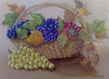 "Grapes in Wicker"