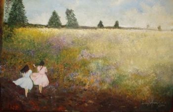 "Frolicking Young Girls"