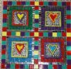 "Heart Colors Wall Hanging"