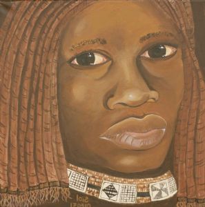 "A Himba Maiden"