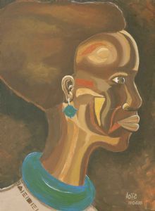 "African Lady Faceted"