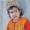 "Girl with Colored Headdress"