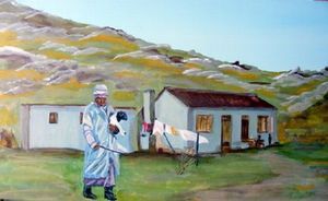"Old Lady With a Lamb"