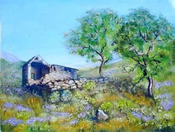 "Wildflowers at the old house"