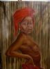 "Girl with Red Scarf and Drape"