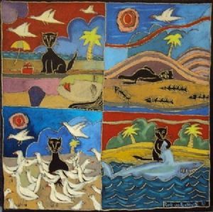 "Black Cat at the Sea"