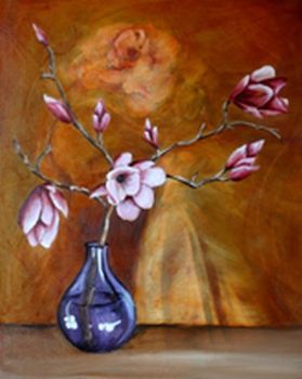 "The lady of the purple vase"