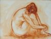 "Sepia Nude - Anna Grieving"