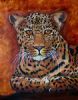 "Leopard on Orange"