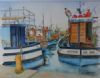 "Crayfish Boats at Kalk Bay Harbour"