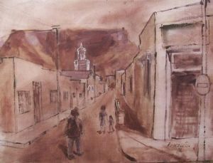 "Cape Town Street Scene /Kaapstad Straattoneel"