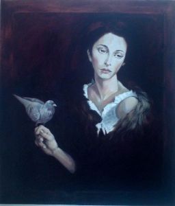"Lady With Bird"