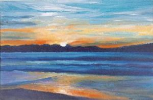 "Sunrise over False Bay"