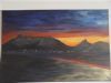 "table mountain sunset"