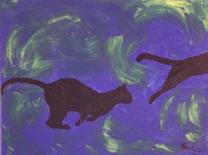 "The Cat Jumps: Blue"