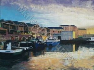 "Waterfront Sunset"