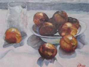 "Nectarine Still-Life"