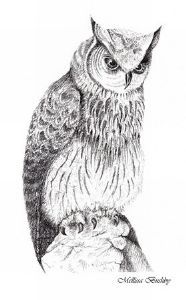"Giant Eagle Owl"