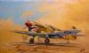 "Curtis P-40 Kittyhawk - Kicking Up Dust "