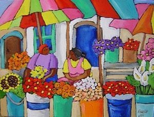 "Flower sellers 4"