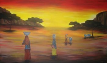 "Women heading home after work"