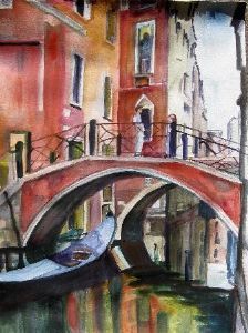 "A Canal In Venice"