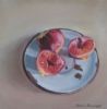 "Enamel Plate with Figs"