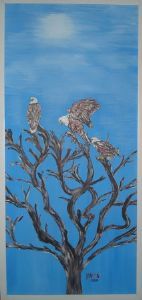 "Eagles at play"
