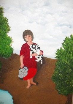 "Girl with Lamb"