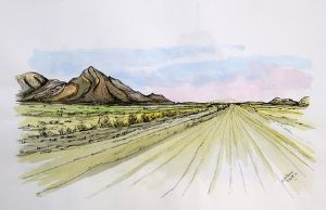 "Road near Aus, Namibia"