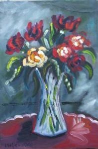 "Roses in vase"