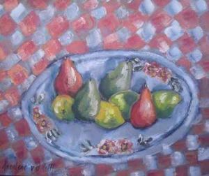 "Fruit With Striped Cloth"
