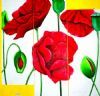 "3 Panel Poppies"