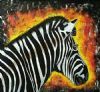 "Zebra in the Sunset 2"