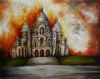 "Fire - Sacre Coeur in Paris"