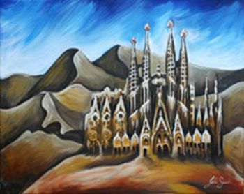 "Earth - Sagrada Familia in Barcelona"