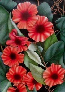 "Crimson Flowers"