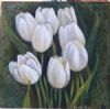 "Seven White Tulips"