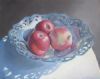 "Apples in Silver Bowl"