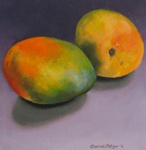 "Mangoes on Purple"