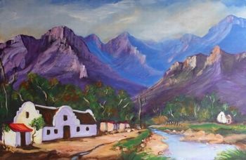"On my farm in the mountains"