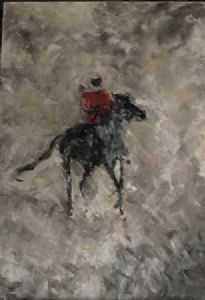 "Man on Horse"