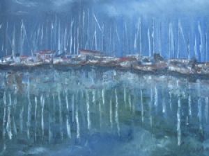 "Boats Reflected"