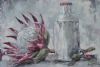 "Protea with Milk Bottle"