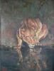 "Lioness at Waterhole"