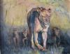 "Lioness and Cubs"