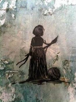 "Blue African Woman 3"