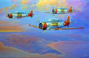 "SAAF Harvards - Into The Sun"