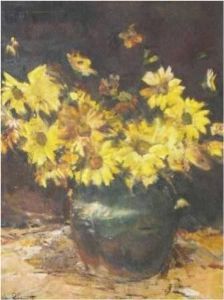 "Still Life Daisies"