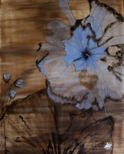 "Abstract Blue Flower"